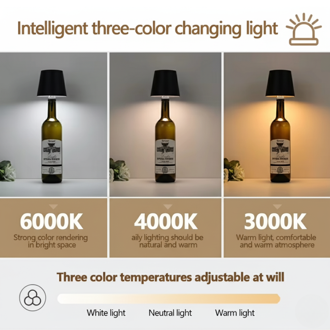 Wireless Bottle Lamp